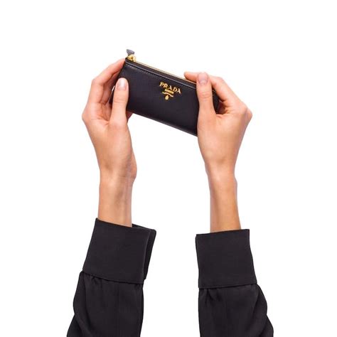 prada key holder pouch|prada keychain wallet dupe.